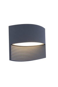 Lotus LED kinkiet elewacyjny 1-punktowy ciemnoszary 5193201118