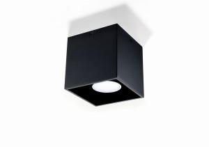 Quad lampa sufitowa 1-punktowa czarna SL.0022