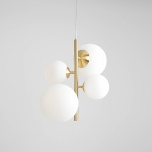 Bloom lampa wisząca 4-punktowa mosiądz 1091L40