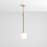 Pinne Medium lampa wisząca 1-punktowa złota 1080PL_G30_M