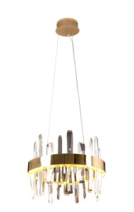 Prince D40 LED lampa wisząca 1-punktowa złota P0420