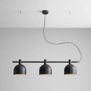 Beryl lampa wisząca 3-punktowa czarna 976E/1