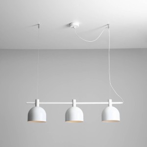 Beryl lampa wisząca 3-punktowa biała 976E