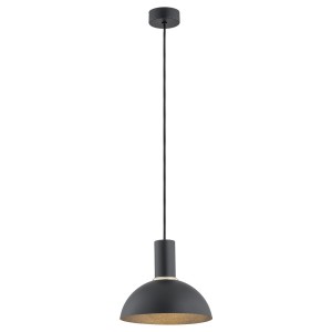 Sines lampa wisząca 1-punktowa czarna/złota 4222AR