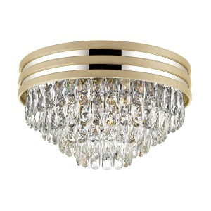 Naica lampa sufitowa 5-punktowa złota/chrom C0525-05A-V6B5
