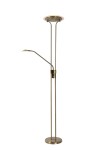 Champion LED lampa podłogowa 2-punktowa antyczny mosiądz 19792/24/03