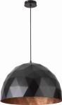 Diament D50 lampa wisząca 1-punktowa czarny/miedziany 31368