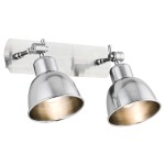 Eufrat kinkiet 2-punktowy chrom 671AR