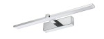 Kinkiet łazienkowy Venus LED IP44 w kolorze chromu, o długości 40 cm i mocy 8W. Posiada prostą, wydłużoną formę z podświetleniem LED, montowany na ścianie. Wysoki połysk chromowanej powierzchni podkreśla nowoczesny design.