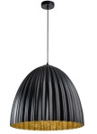 Telma lampa wisząca 1-punktowa czarna/złota 32020