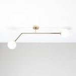 Pure 2 lampa sufitowa 2-punktowa złota 1064D30_2