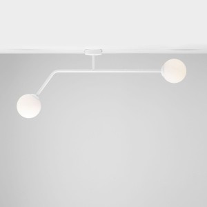 Pure 2 lampa sufitowa 2-punktowa biała 1064D_2 