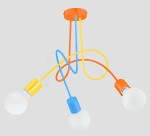 Tango lampa wisząca 3-punktowa multikolor 28263