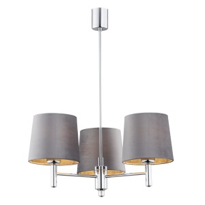 Bolzano Plus  lampa 3-punktowa szara 6107AR