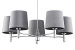 Bolzano Plus  lampa 5-punktowa szara 2108AR