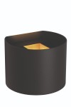 Axi IP54 LED kinkiet 1-punktowy czarny 69201/06/30