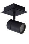 Lennert IP44 lampa sufitowa (spot) 1-punktowa czarna 26958/05/30