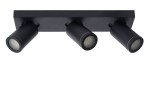 Taylor IP44 lampa sufitowa (spot) 3-punktowa czarna 09930/15/30