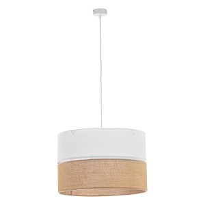 Linobianco lampa wisząca 3-punktowa biała/juta 6573