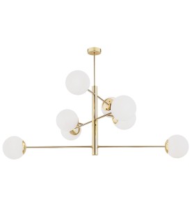 Cameron lampa wisząca 8-punktowa złota 5043AR