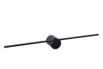 Mizar LED IP44 kinkiet 1-punktowy czarny 12201/60/30