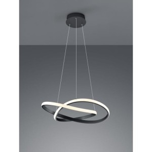 Course LED 3000K lampa wisząca 1-punktowa czarna R32051132