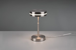 Franklin LED lampa stołowa 1-punktowa nikiel mat 526510107
