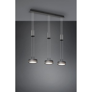 Franklin LED lampa wisząca 3-punktowa antracyt 326510342