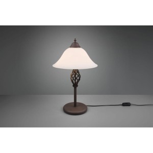 Rustica lampa stołowa 2-punktowa brązowa 501000224