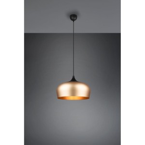 Chiron D45 lampa wisząca 1-punktowa czarna/mosiądz 310890108