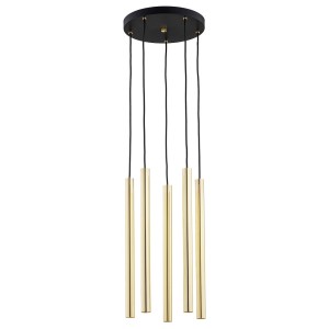 Sicilia lampa wisząca 5xG9 złota/czarna 2144AR