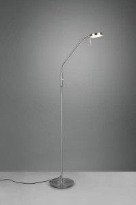 Monza LED lampa podłogowa nikiel 423310107