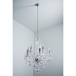 Luster żyrandol 9-punktowy transparentny R1169-00