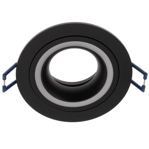 Tribus oprawa oczko do zabudowy okrągła GU10 czarna