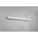 Fabio LED kinkiet o długości 80 cm, moc 12W, chromowana obudowa. Szeroki, prostokątny kształt, zamontowany na ścianie. Odporny na wilgoć (IP44), idealny do łazienek lub miejsc o podwyższonej wilgotności. Jasne, równomierne światło.