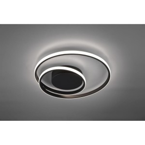 Zibal LED lampa sufitowa 1-punktowa czarna R62911132