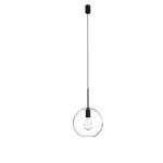 Spehere D25 lampa wisząca 1-punktowa czarna 7850