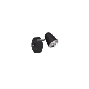 Toulouse LED kinkiet (spot) 1-punktowy czarny R82121132