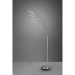 Reed LED lampa podłogowa 5-punktowa nikiel R41031507