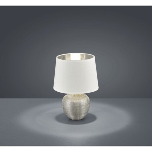 Luxor lampa stołowa 1-punktowa biała/srebrna R50621089