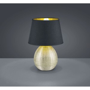 Luxor lampa stołowa 1-punktowa czarna/złota R50631079
