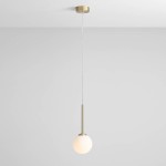 Bosso D14 lampa wisząca 1-punktowa mosiądz 1087XXS40