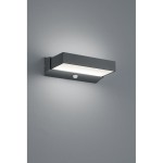 Selaro LED kinkiet  zewnętrzny elewacyjny  1-punktowy z czujnikiem ruchu i zmierzchu antracyt DL242226669