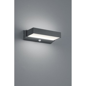 Selaro LED kinkiet  zewnętrzny elewacyjny  1-punktowy z czujnikiem ruchu i zmierzchu antracyt DL242226669