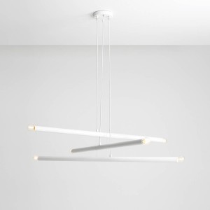 Tubo lampa wisząca 6-punktowa biała 1072K