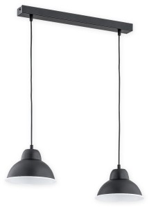 Astro lampa wisząca 2-punktowa czarna/biała O2982 W2 CZA + BIA