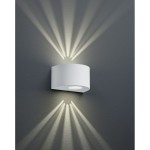 Rosario LED kinkiet  zewnętrzny elewacyjny  2-punktowy biały R28232631