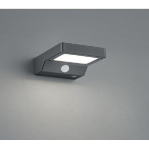 Fomosa LED kinkiet zewnętrzny solarny z czujnikiem ruchu antracyt R22281142