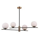 Stelia lampa wisząca 4-punktowa czarna/antyczny brąz PND-43660-4