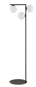 Andy lampa podłogowa 3-punktowa czarna 33288
